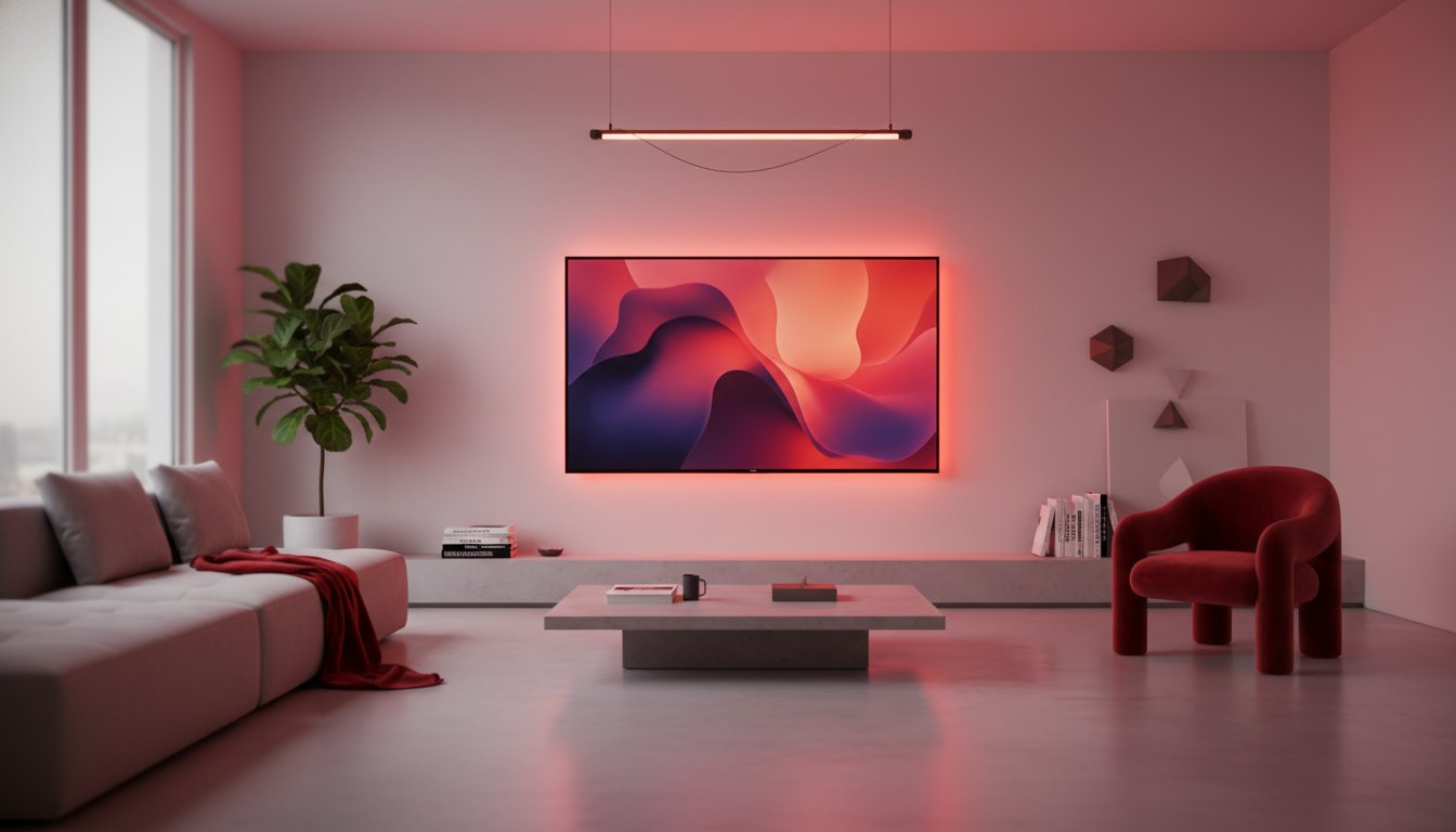 Polska IPTV — Premium IPTV streaming on Smart TV in modern living room